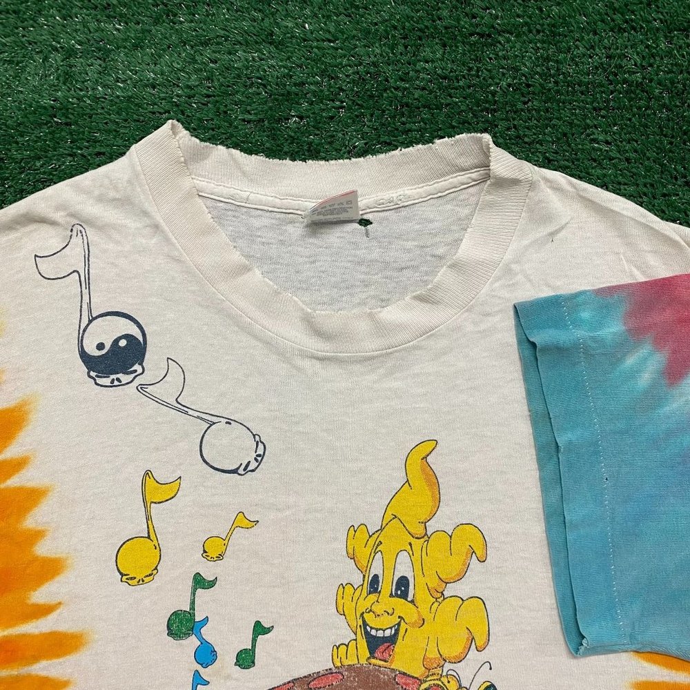 Vintage 1991 Grateful Dead T-Shirt Tie Dye XL Single Stitch Hippie Psychedelic - Picture 4 of 8
